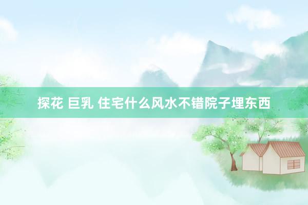 探花 巨乳 住宅什么风水不错院子埋东西